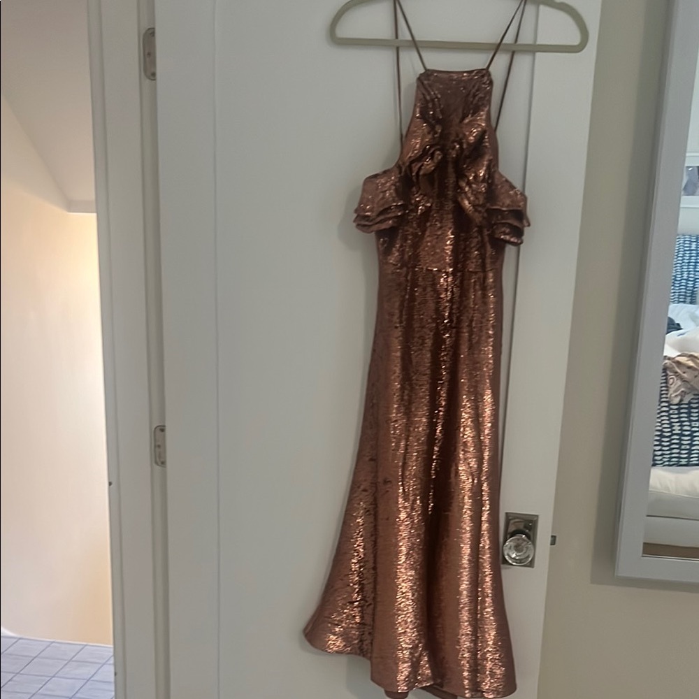 C/MEO Collective Copper Midi Dress